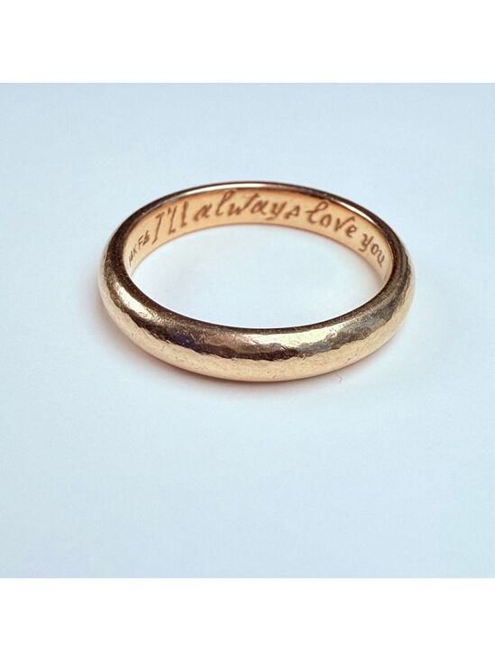 Unbranded Jewelry - 14K Solid Yellow Gold Frederick Goldman Classic Solid 4MM Band Vintage Ring SZ 9